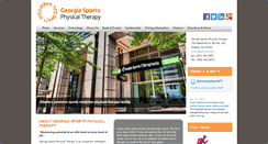 Desktop Screenshot of georgiasportsphysicaltherapy.com